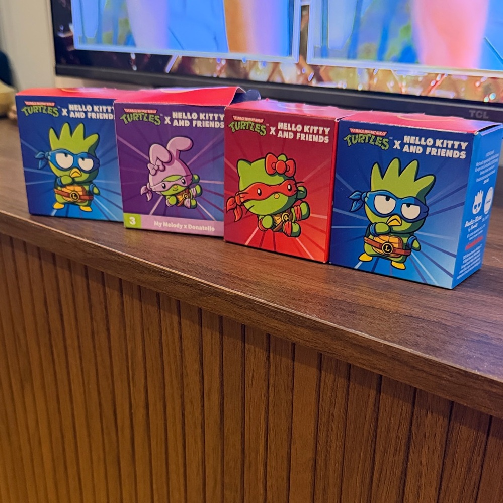 Hello Kitty x TMNT Toy Set